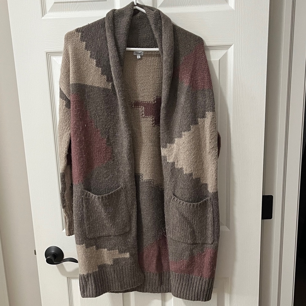 Kismet Geometric Patterned Cardigan